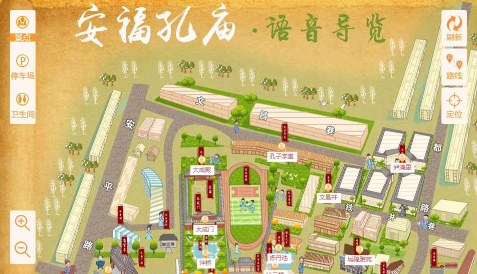 北川手绘地图：智慧景区智能化服务的延伸